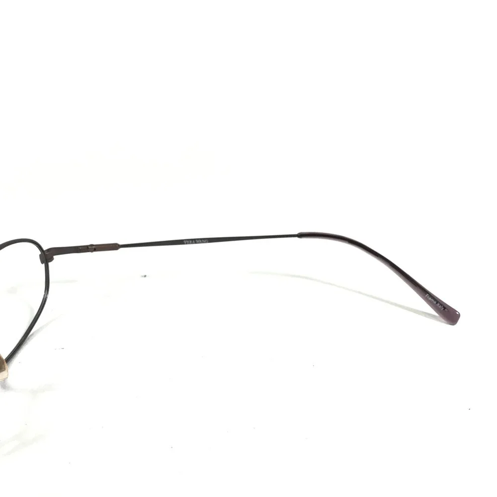 Vera Wang V17 LC Eyeglasses Frames Purple Round Full Wire Rim 50-17-135